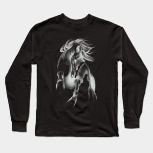 Bucking Horse Dancing in an Abstract Way Long Sleeve T-Shirt